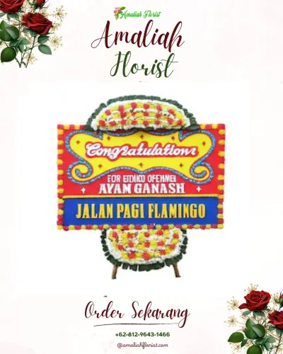 Bunga Papan Congratulation di Campaka